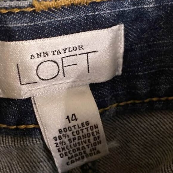 Loft Jeans with Gold Detail - Picture 2 of 2